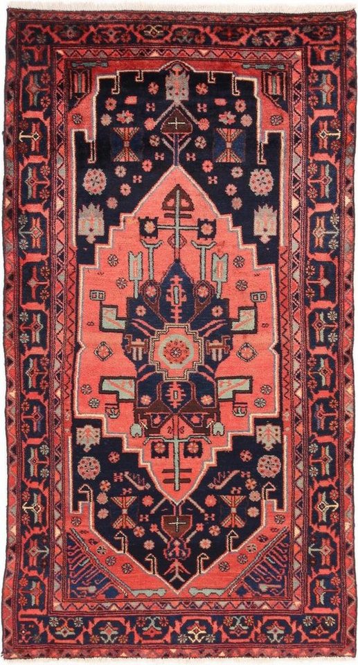 Nain Trading Orientteppich Hamadan 124x228 Handgeknüpfter Orientteppich / Perserteppich Läufer, rechteckig, Höhe: 8 mm Nain Trading Orientteppich Hamadan 124x228 Handgeknüpfter Orientteppich / Perserteppich Läufer, rechteckig, Höhe: 8 mm von Nain Trading