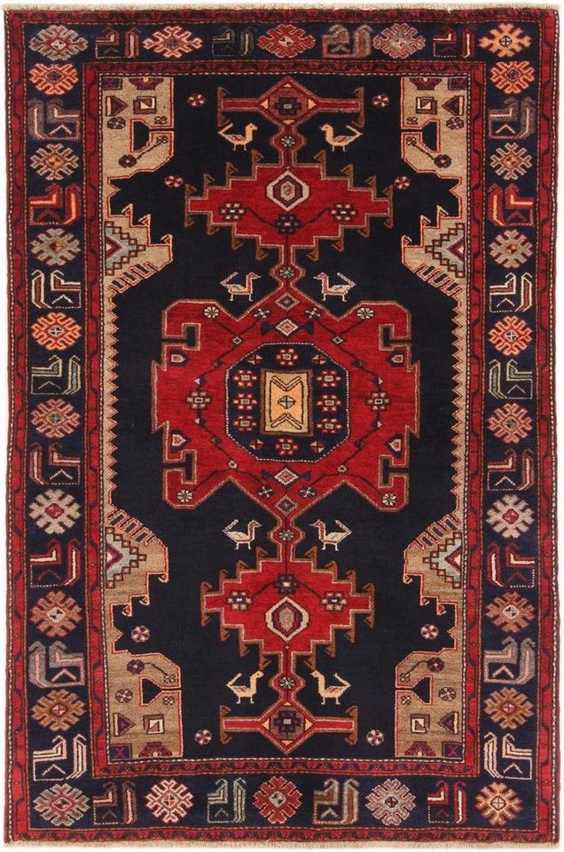 Nain Trading Orientteppich Hamadan 134x205 Handgeknüpfter Orientteppich / Perserteppich, rechteckig, Höhe: 8 mm Nain Trading Orientteppich Hamadan 134x205 Handgeknüpfter Orientteppich / Perserteppich, rechteckig, Höhe: 8 mm von Nain Trading