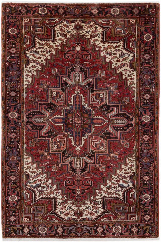 Nain Trading Orientteppich Heriz 206x298 Handgeknüpfter Orientteppich / Perserteppich, rechteckig, Höhe: 12 mm von Nain Trading