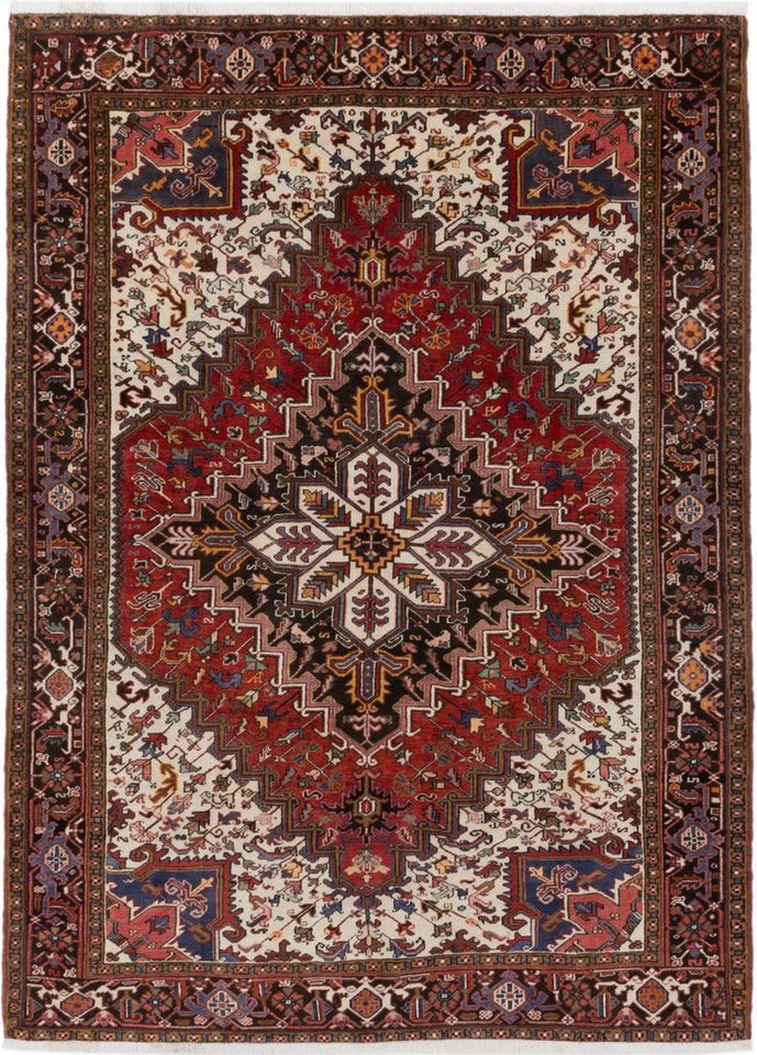 Nain Trading Orientteppich Heriz 218x298 Handgeknüpfter Orientteppich / Perserteppich, rechteckig, Höhe: 12 mm von Nain Trading