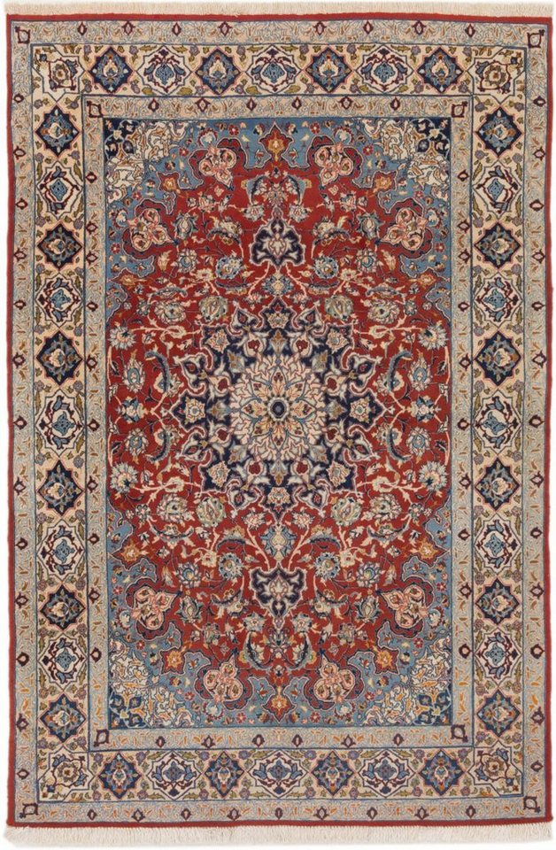Nain Trading Orientteppich Isfahan Seidenkette 110x158 Handgeknüpfter Orientteppich, rechteckig, Höhe: 6 mm Nain Trading Orientteppich Isfahan Seidenkette 110x158 Handgeknüpfter Orientteppich, rechteckig, Höhe: 6 mm von Nain Trading
