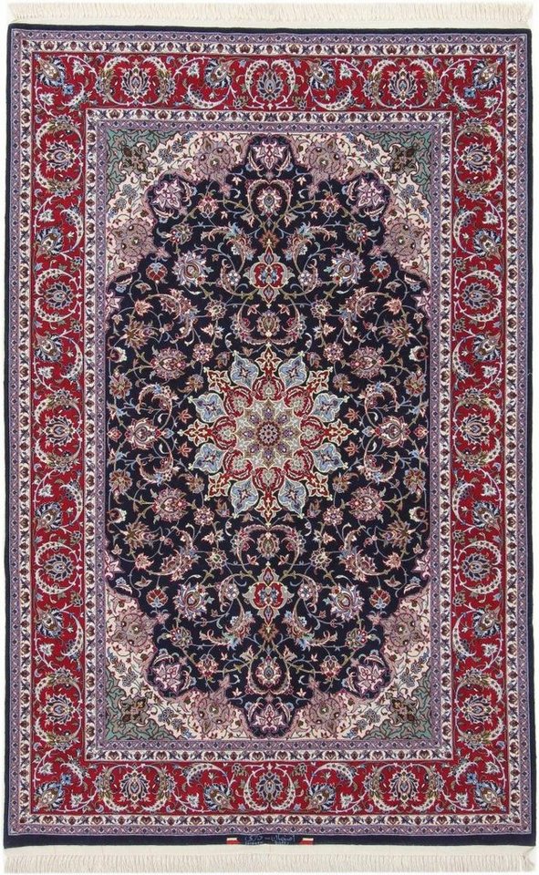 Nain Trading Orientteppich Isfahan Seidenkette 130x202 Handgeknüpfter Orientteppich, rechteckig, Höhe: 6 mm Nain Trading Orientteppich Isfahan Seidenkette 130x202 Handgeknüpfter Orientteppich, rechteckig, Höhe: 6 mm von Nain Trading