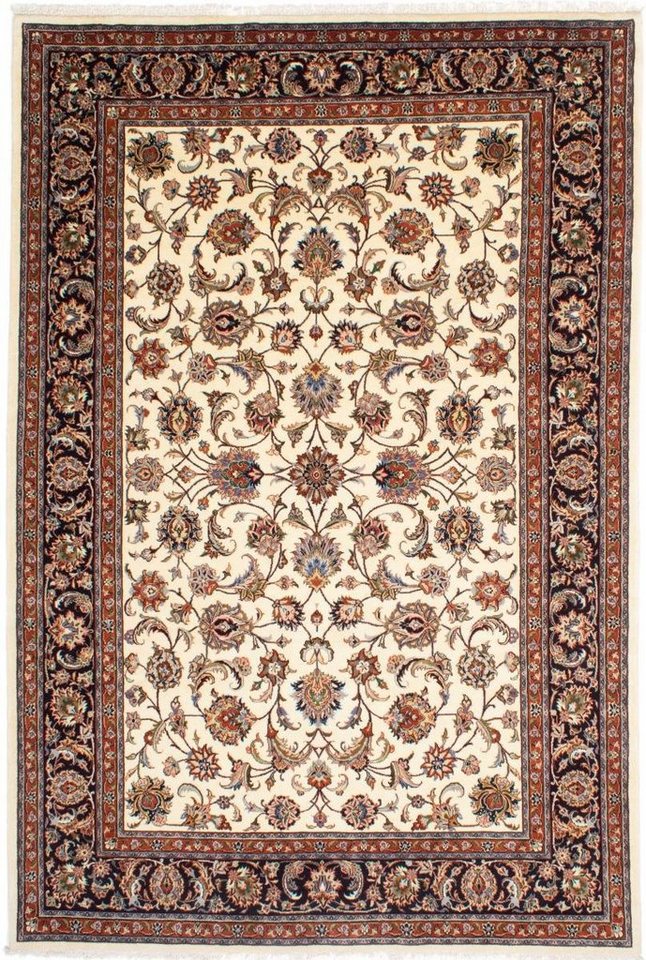 Nain Trading Orientteppich Kaschmar 197x294 Handgeknüpfter Orientteppich / Perserteppich, rechteckig, Höhe: 12 mm von Nain Trading
