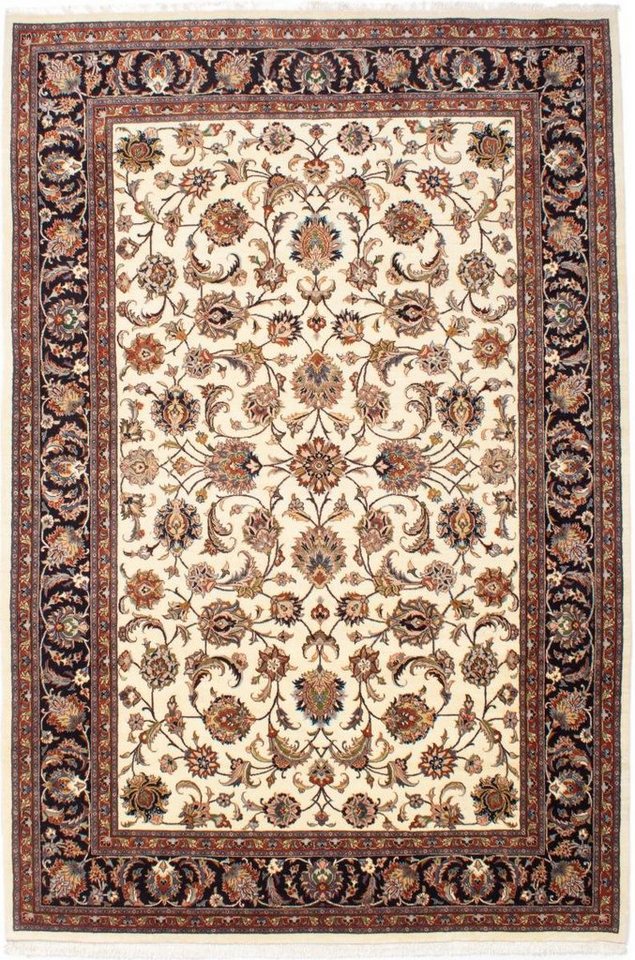 Nain Trading Orientteppich Kaschmar 201x294 Handgeknüpfter Orientteppich / Perserteppich, rechteckig, Höhe: 12 mm von Nain Trading