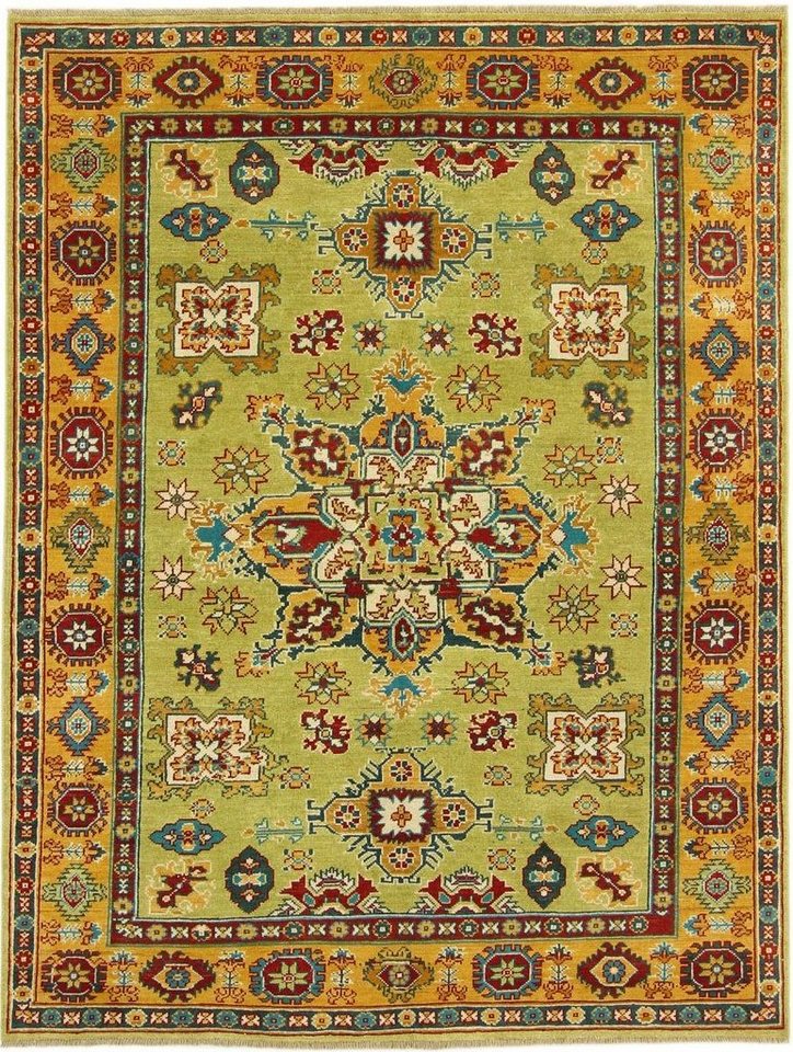 Orientteppich Kazak 153x201 Handgeknüpfter Orientteppich, Nain Trading, rechteckig, Höhe: 5 mm von Nain Trading