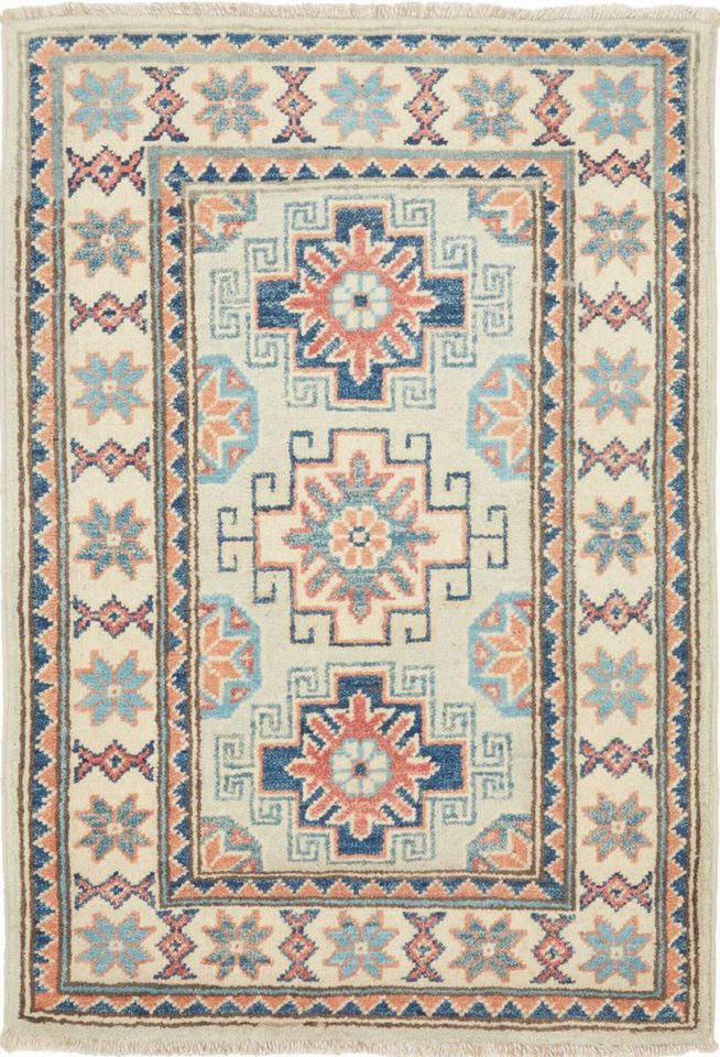 Orientteppich Kazak 61x89 Handgeknüpfter Orientteppich, Nain Trading, rechteckig, Höhe: 5 mm von Nain Trading