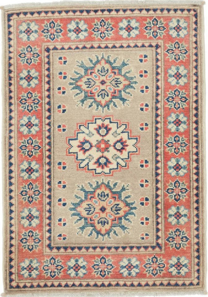 Orientteppich Kazak 63x89 Handgeknüpfter Orientteppich, Nain Trading, rechteckig, Höhe: 5 mm von Nain Trading