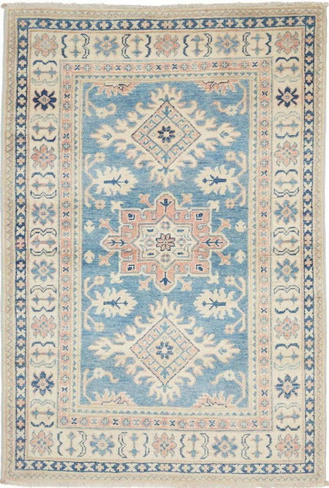 Nain Trading Orientteppich Kazak 94x139 Handgeknüpfter Orientteppich, rechteckig, Höhe: 5 mm von Nain Trading