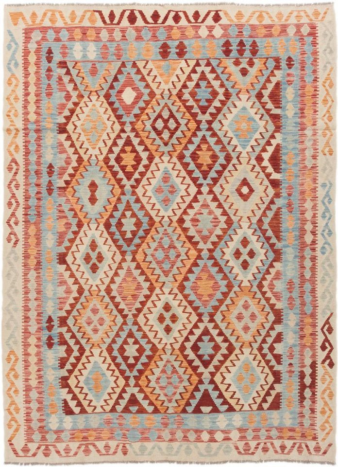 Nain Trading Orientteppich Kelim Afghan 209x286 Handgewebter Orientteppich, rechteckig, Höhe: 3 mm Nain Trading Orientteppich Kelim Afghan 209x286 Handgewebter Orientteppich, rechteckig, Höhe: 3 mm von Nain Trading