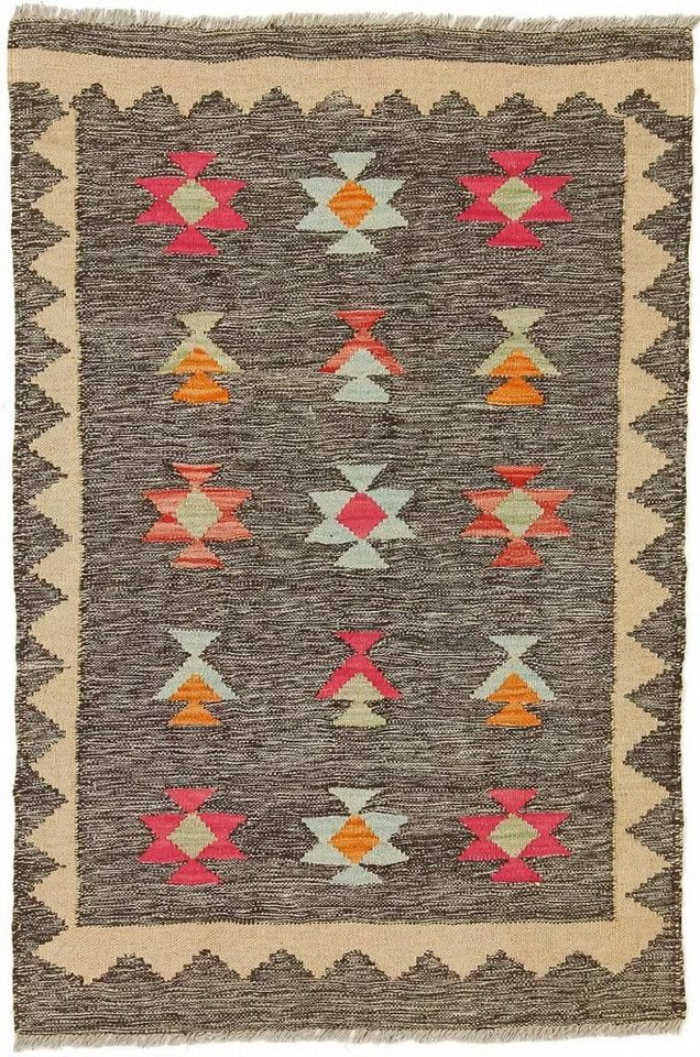 Orientteppich Kelim Afghan 74x117 Handgewebter Orientteppich, Nain Trading, rechteckig, Höhe: 3 mm von Nain Trading