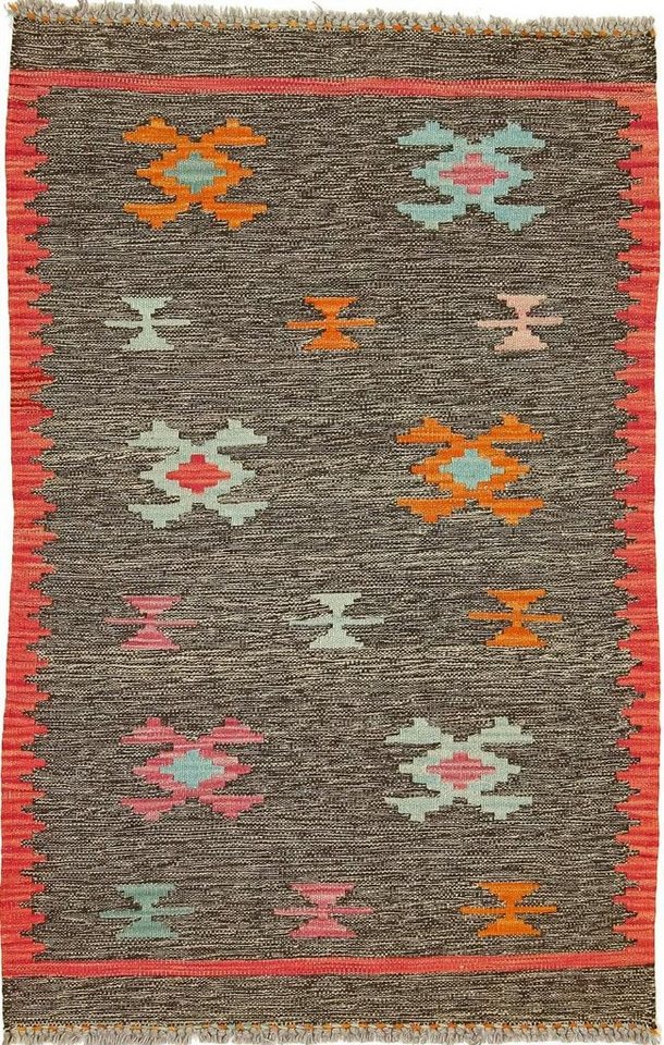 Orientteppich Kelim Afghan 78x119 Handgewebter Orientteppich, Nain Trading, rechteckig, Höhe: 3 mm von Nain Trading