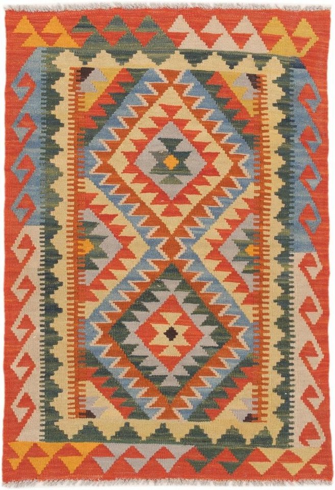 Orientteppich Kelim Afghan 83x122 Handgewebter Orientteppich, Nain Trading, rechteckig, Höhe: 3 mm von Nain Trading