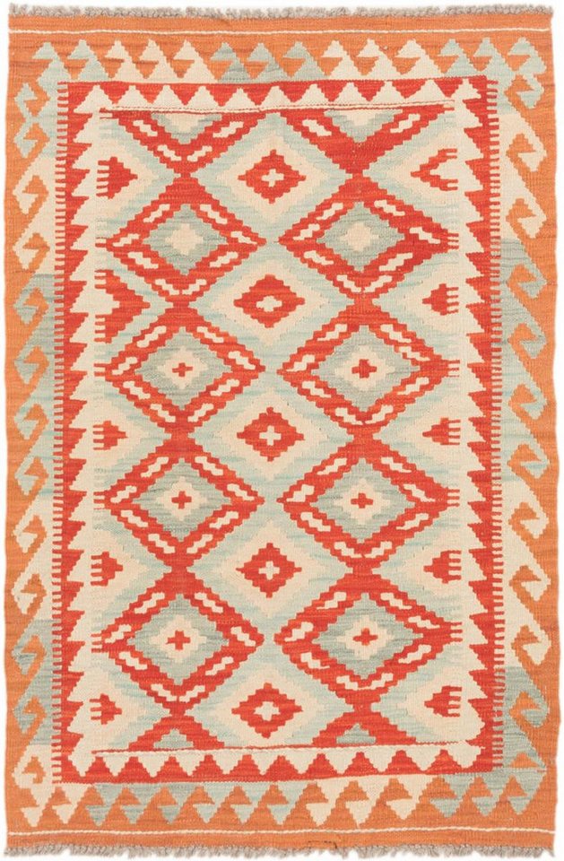 Orientteppich Kelim Afghan 83x124 Handgewebter Orientteppich, Nain Trading, rechteckig, Höhe: 3 mm von Nain Trading