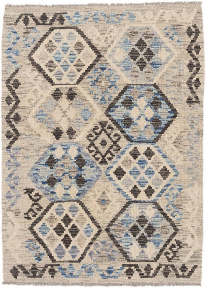 Orientteppich Kelim Afghan 84x115 Handgewebter Orientteppich, Nain Trading, rechteckig, Höhe: 3 mm von Nain Trading