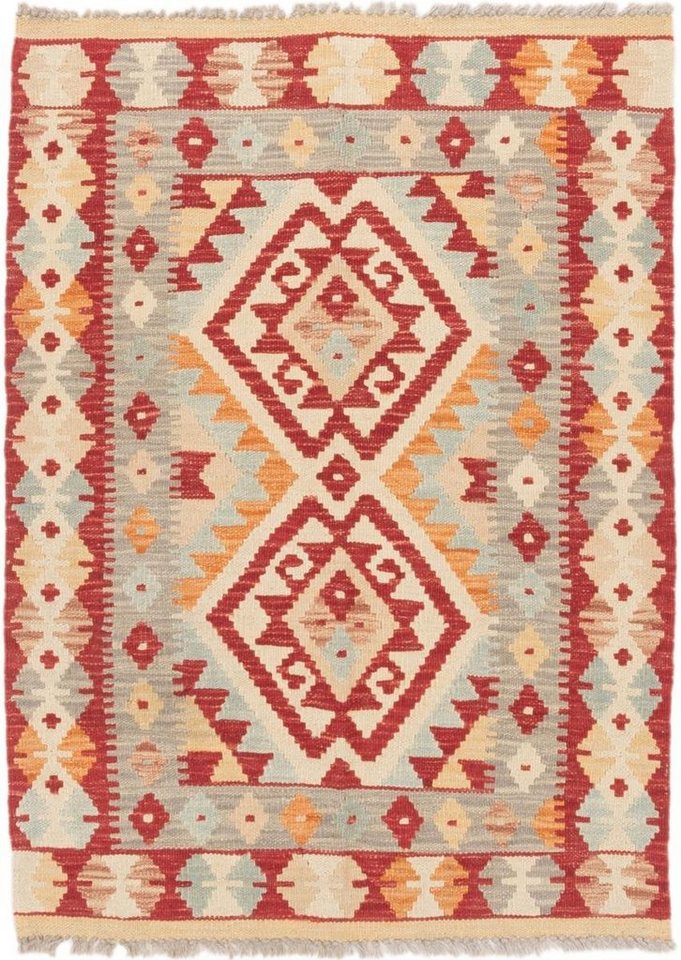 Nain Trading Orientteppich Kelim Afghan 85x116 Handgewebter Orientteppich, rechteckig, Höhe: 3 mm Nain Trading Orientteppich Kelim Afghan 85x116 Handgewebter Orientteppich, rechteckig, Höhe: 3 mm von Nain Trading