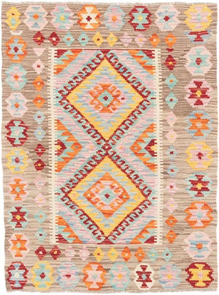 Nain Trading Orientteppich Kelim Afghan 86x113 Handgewebter Orientteppich, rechteckig, Höhe: 3 mm Nain Trading Orientteppich Kelim Afghan 86x113 Handgewebter Orientteppich, rechteckig, Höhe: 3 mm von Nain Trading