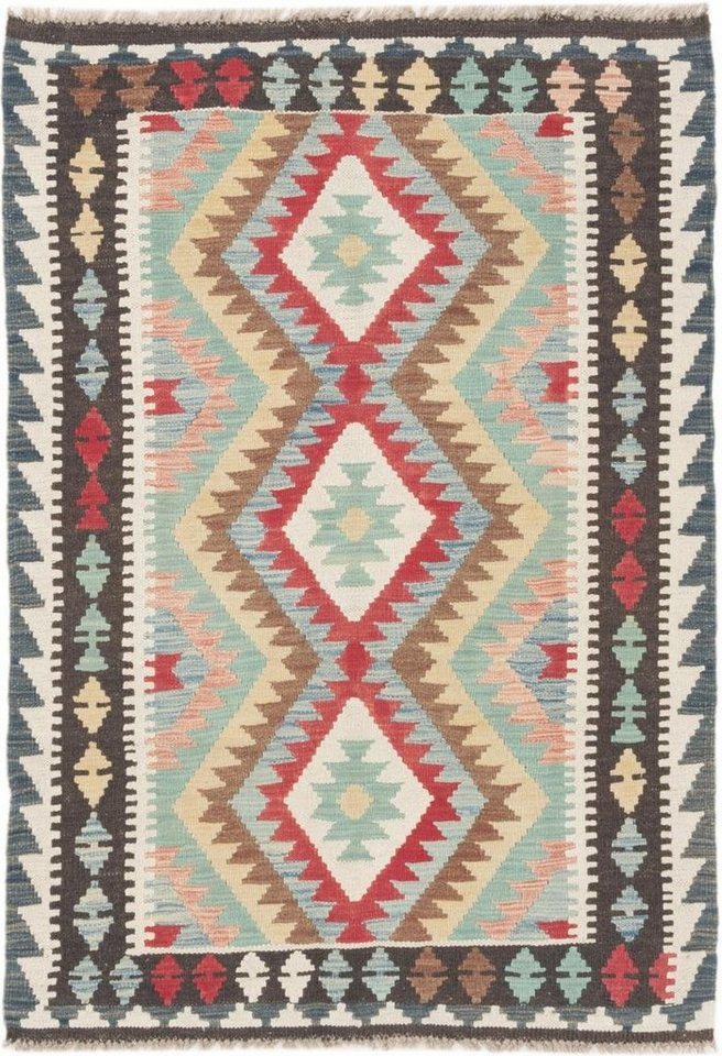Nain Trading Orientteppich Kelim Afghan 88x127 Handgewebter Orientteppich, rechteckig, Höhe: 3 mm Nain Trading Orientteppich Kelim Afghan 88x127 Handgewebter Orientteppich, rechteckig, Höhe: 3 mm von Nain Trading
