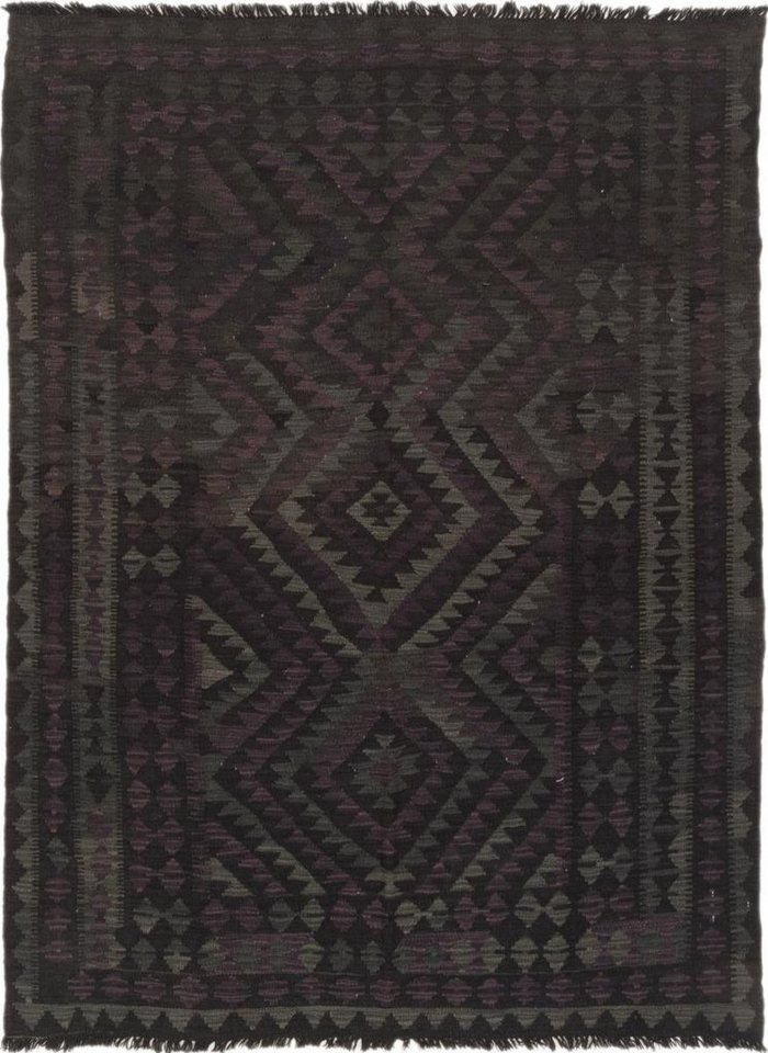 Designteppich Kelim Afghan Heritage 144x198 Handgewebter Moderner Orientteppich, Nain Trading, rechteckig, Höhe: 3 mm von Nain Trading