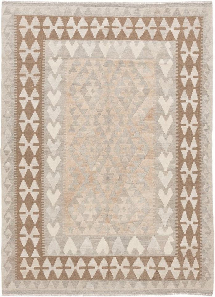 Nain Trading Designteppich Kelim Afghan Heritage 147x202 Handgewebter Moderner Orientteppich, rechteckig, Höhe: 3 mm von Nain Trading
