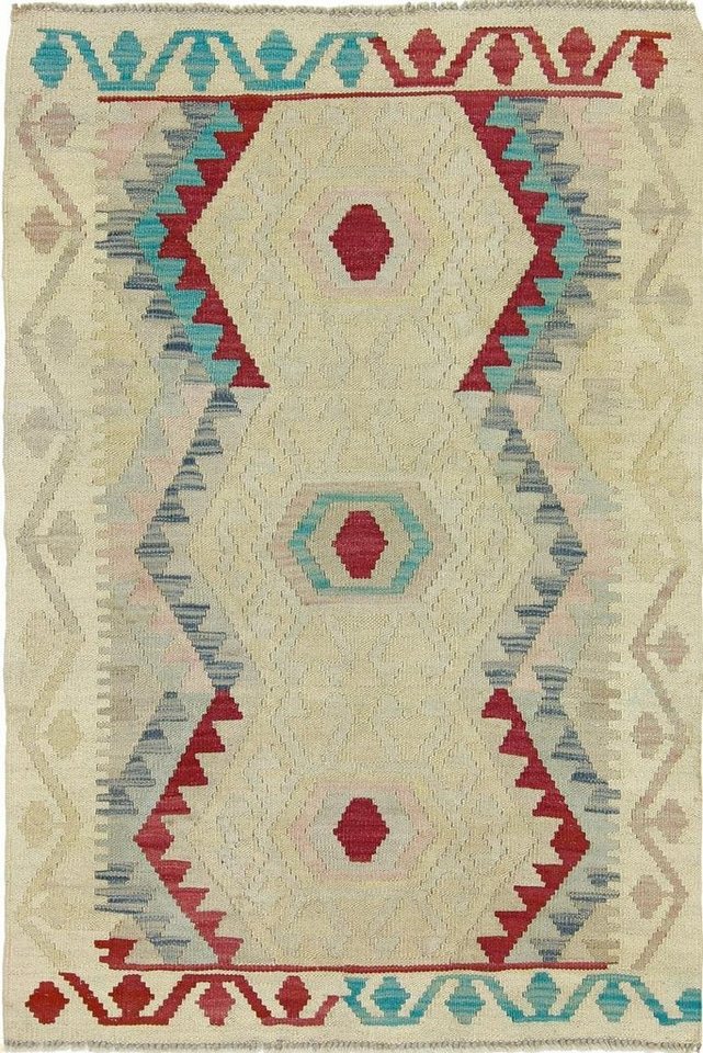 Nain Trading Designteppich Kelim Afghan Heritage 82x121 Handgewebter Moderner Orientteppich, rechteckig, Höhe: 3 mm Nain Trading Designteppich Kelim Afghan Heritage 82x121 Handgewebter Moderner Orientteppich, rechteckig, Höhe: 3 mm von Nain Trading