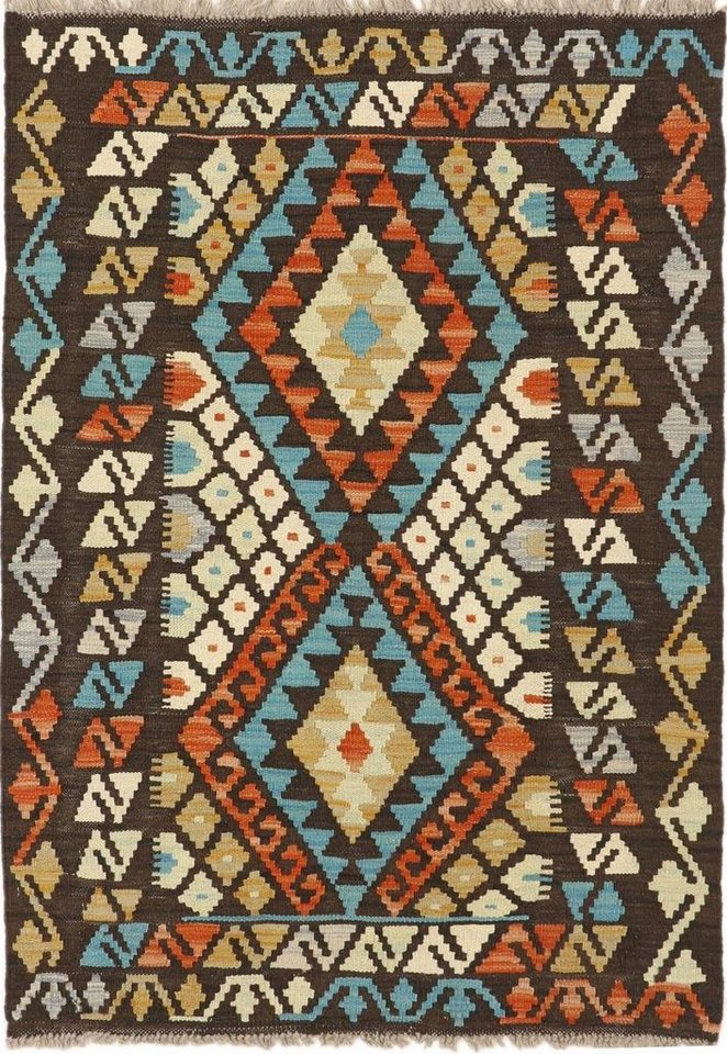 Nain Trading Designteppich Kelim Afghan Heritage 87x125 Handgewebter Moderner Orientteppich, rechteckig, Höhe: 3 mm Nain Trading Designteppich Kelim Afghan Heritage 87x125 Handgewebter Moderner Orientteppich, rechteckig, Höhe: 3 mm von Nain Trading