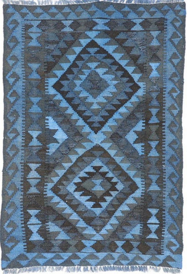 Designteppich Kelim Afghan Heritage Limited 79x116 Handgewebter Moderner, Nain Trading, rechteckig, Höhe: 3 mm von Nain Trading