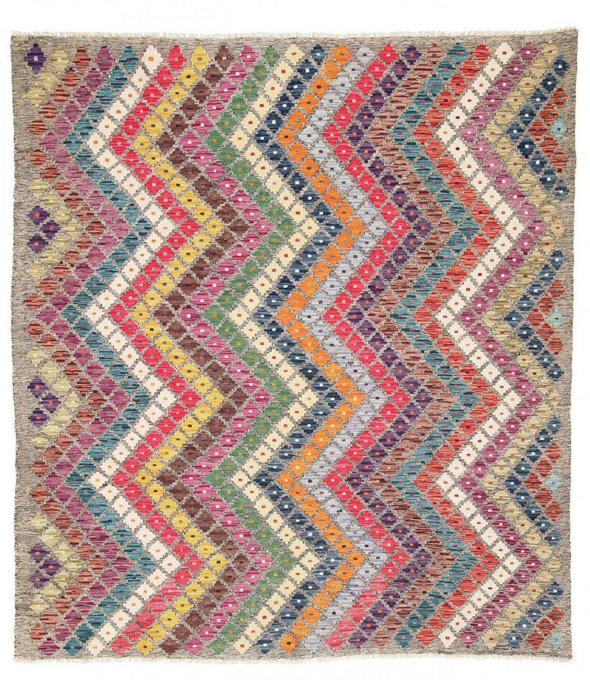 Nain Trading Orientteppich Kelim Himalaya 236x214 Handgewebter Orientteppich, Höhe: 0.3 mm Nain Trading Orientteppich Kelim Himalaya 236x214 Handgewebter Orientteppich, Höhe: 0.3 mm von Nain Trading