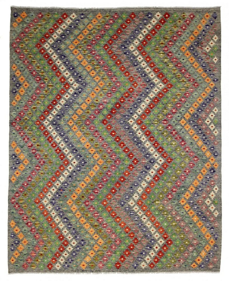 Orientteppich »Kelim Himalaya 246x202 Handgewebter Orientteppich«, Nain Trading, Höhe 0.3 mm von Nain Trading