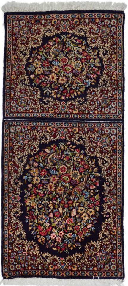 Nain Trading Orientteppich Kerman Alt 56x131 Handgeknüpfter Orientteppich / Perserteppich, rechteckig, Höhe: 8 mm von Nain Trading