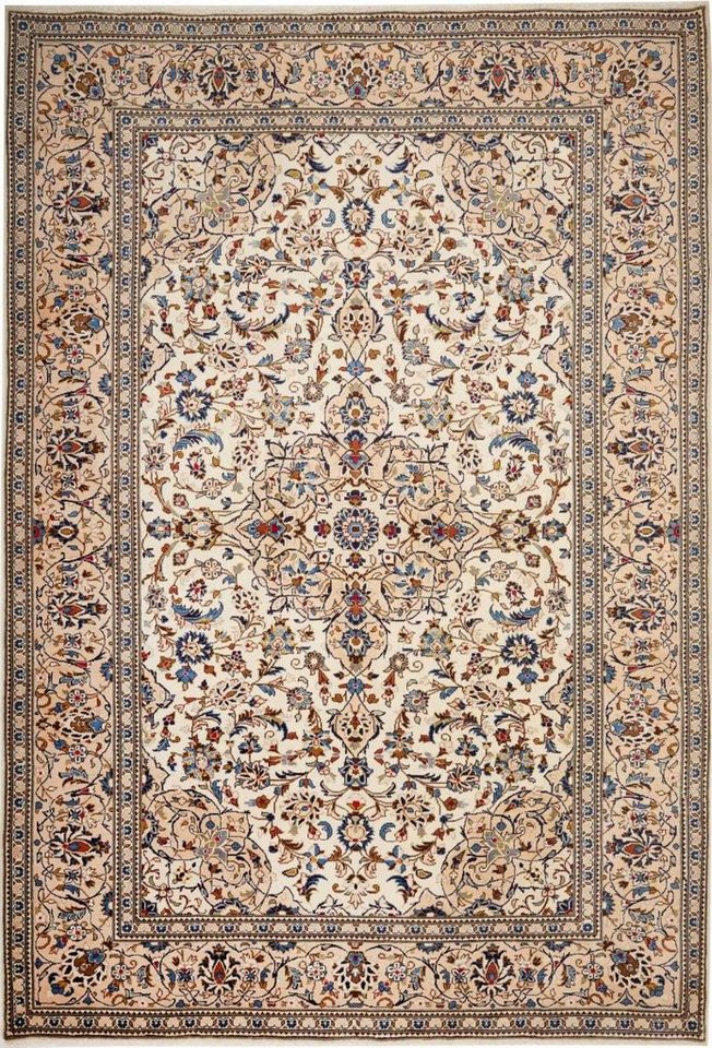Nain Trading Orientteppich Keshan 243x353 Handgeknüpfter Orientteppich / Perserteppich, rechteckig, Höhe: 12 mm von Nain Trading