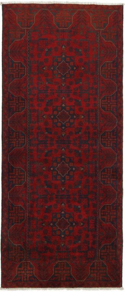 Nain Trading Orientteppich Khal Mohammadi 82x193 Handgeknüpfter Orientteppich Läufer, rechteckig, Höhe: 6 mm von Nain Trading