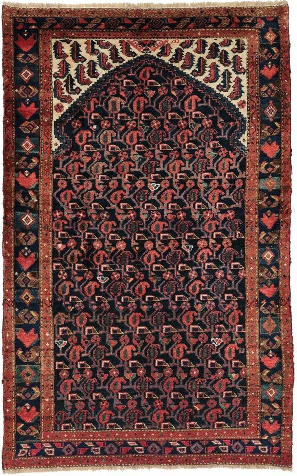 Nain Trading Orientteppich Kordi 136x211 Handgeknüpfter Orientteppich / Perserteppich, rechteckig, Höhe: 12 mm von Nain Trading