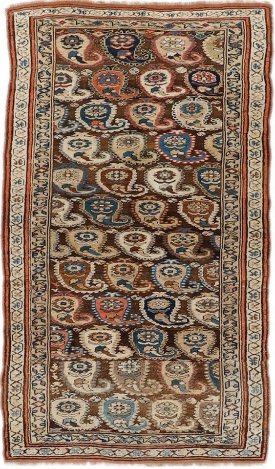 Nain Trading Orientteppich Kordi Antik 119x216 Handgeknüpfter Orientteppich / Perserteppich, rechteckig, Höhe: 12 mm von Nain Trading