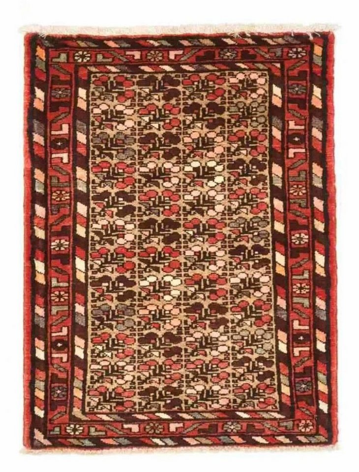 Orientteppich Malayer 67x92 Handgeknüpfter Orientteppich / Perserteppich, Nain Trading, rechteckig, Höhe: 12 mm von Nain Trading