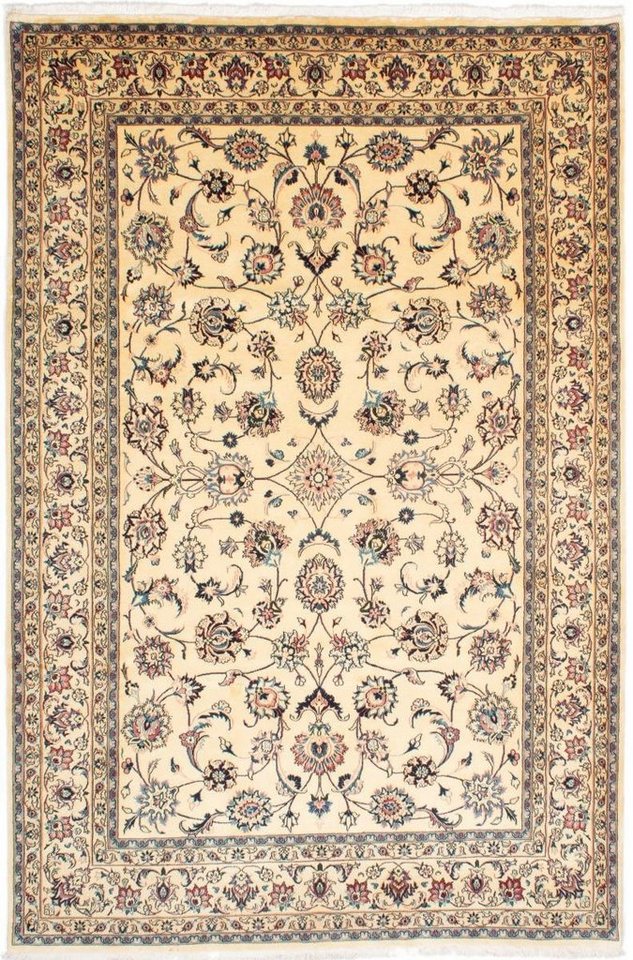 Orientteppich Mashhad 199x304 Handgeknüpfter Orientteppich / Perserteppich, Nain Trading, rechteckig, Höhe: 12 mm von Nain Trading