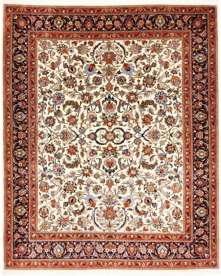 Orientteppich Mashhad Khorasan Sherkat 222x272 Handgeknüpfter Orientteppich, Nain Trading, rechteckig, Höhe: 12 mm von Nain Trading