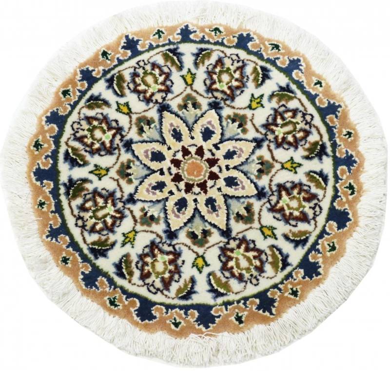 Nain Trading Orientteppich Nain 9La 43x43 Handgeknüpfter Orientteppich / Perserteppich Rund, rund, Höhe: 8 mm Nain Trading Orientteppich Nain 9La 43x43 Handgeknüpfter Orientteppich / Perserteppich Rund, rund, Höhe: 8 mm von Nain Trading