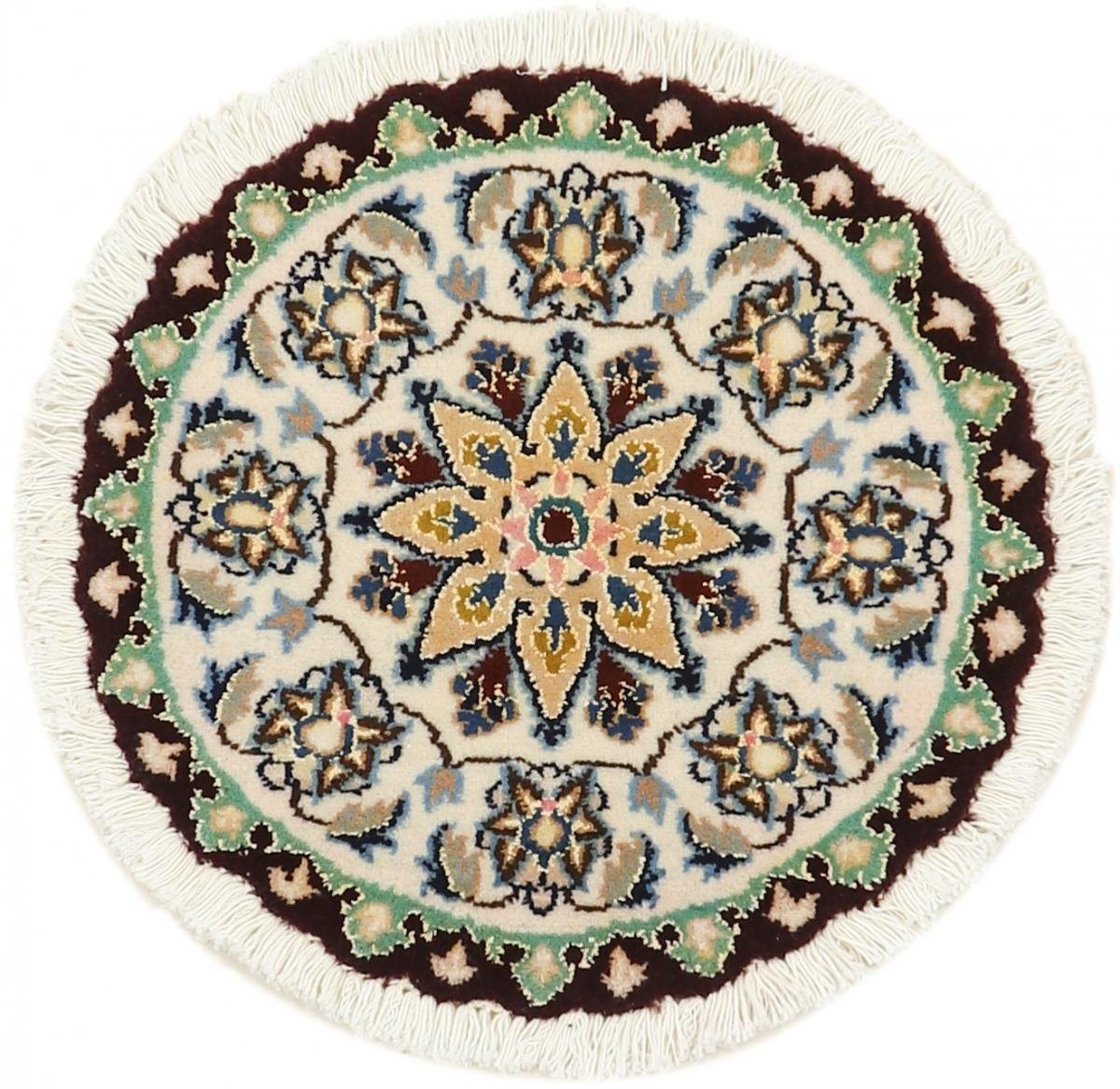 Nain Trading Orientteppich Nain 9La 44x44 Handgeknüpfter Orientteppich / Perserteppich Rund, rund, Höhe: 8 mm Nain Trading Orientteppich Nain 9La 44x44 Handgeknüpfter Orientteppich / Perserteppich Rund, rund, Höhe: 8 mm von Nain Trading