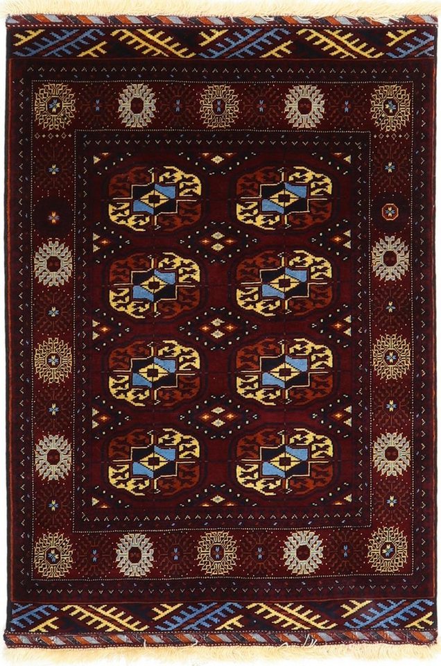 Orientteppich Orientteppich Afghan Mauri 119x84 Handgewebter Teppich, Nain Trading, Höhe: 0.6 mm von Nain Trading