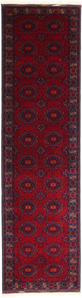 Orientteppich Orientteppich Afghan Mauri 295x79 Handgewebter Teppich, Nain Trading, Läufer, Höhe: 0.6 mm von Nain Trading