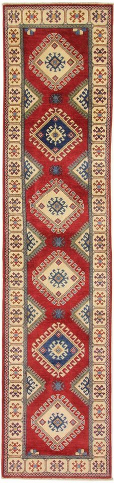 Nain Trading Orientteppich Orientteppich Kazak 368x82 Handgewebter Teppich, Läufer, Höhe: 5 mm von Nain Trading