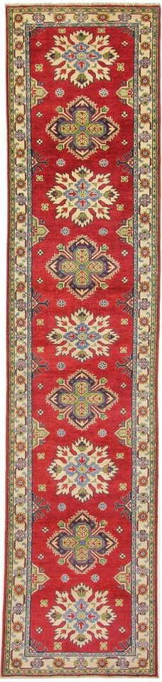 Nain Trading Orientteppich Orientteppich Kazak 392x83 Handgewebter Teppich, Läufer, Höhe: 5 mm von Nain Trading