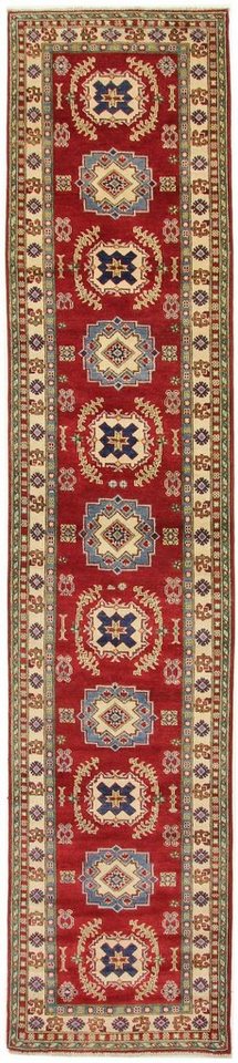 Nain Trading Orientteppich Orientteppich Kazak 394x79 Handgewebter Teppich, Läufer, Höhe: 5 mm von Nain Trading