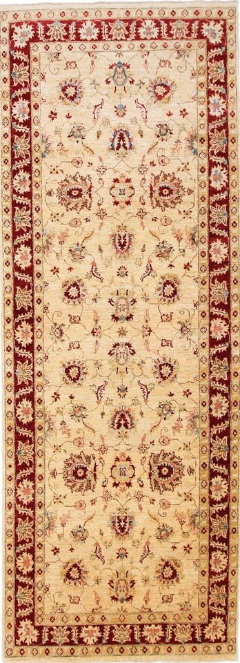 Nain Trading Orientteppich Orientteppich Ziegler Farahan 345x127 Handgewebter Teppich, Läufer, Höhe: 0.6 mm von Nain Trading
