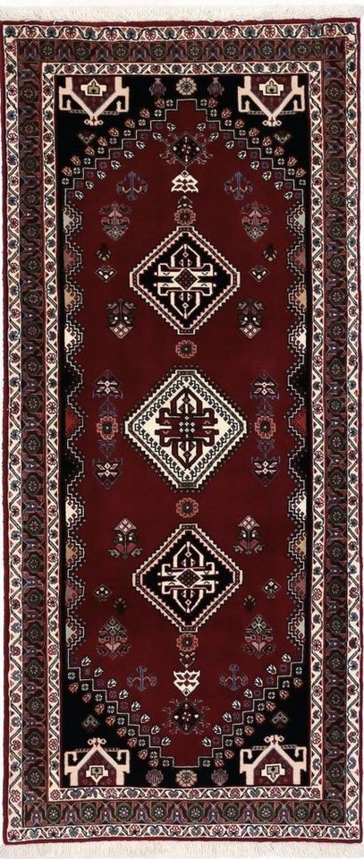 Nain Trading Orientteppich Perser Gabbeh Kashkuli 84x194 Handgeknüpfter Moderner Orientteppich, rechteckig, Höhe: 15 mm von Nain Trading