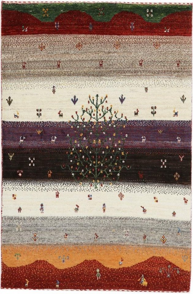 Nain Trading Orientteppich Perser Gabbeh Loribaft Nature 100x151 Handgeknüpfter Moderner, rechteckig, Höhe: 12 mm Nain Trading Orientteppich Perser Gabbeh Loribaft Nature 100x151 Handgeknüpfter Moderner, rechteckig, Höhe: 12 mm von Nain Trading