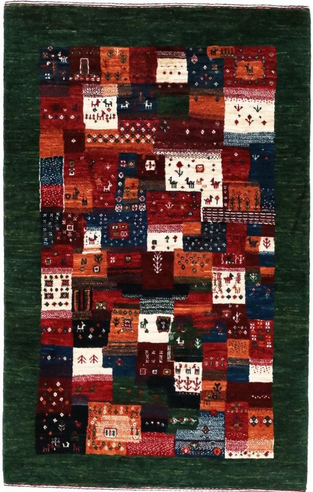 Nain Trading Orientteppich Perser Gabbeh Loribaft Nowbaft 84x131 Handgeknüpfter Moderner, rechteckig, Höhe: 12 mm Nain Trading Orientteppich Perser Gabbeh Loribaft Nowbaft 84x131 Handgeknüpfter Moderner, rechteckig, Höhe: 12 mm von Nain Trading
