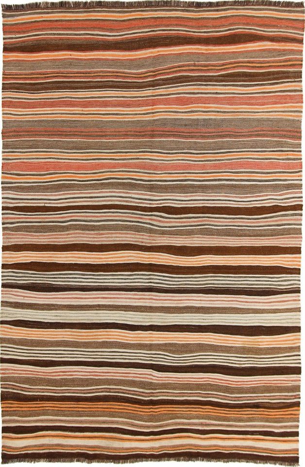 Nain Trading Orientteppich Perser Kelim Fars Antik 276x181 Handgewebt Orientteppich, Höhe: 4 mm von Nain Trading