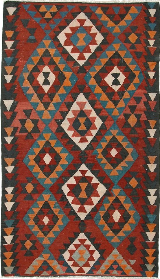 Nain Trading Orientteppich Perser Kelim Fars Azerbaijan Antik 297x169 Handgewebt Orientteppich, Höhe: 0.4 mm Nain Trading Orientteppich Perser Kelim Fars Azerbaijan Antik 297x169 Handgewebt Orientteppich, Höhe: 0.4 mm von Nain Trading