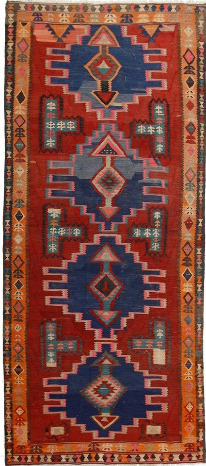 Nain Trading Orientteppich Perser Kelim Fars Azerbaijan Antik 317x141 Handgewebt Orientteppich, Läufer, Höhe: 0.4 mm Nain Trading Orientteppich Perser Kelim Fars Azerbaijan Antik 317x141 Handgewebt Orientteppich, Läufer, Höhe: 0.4 mm von Nain Trading